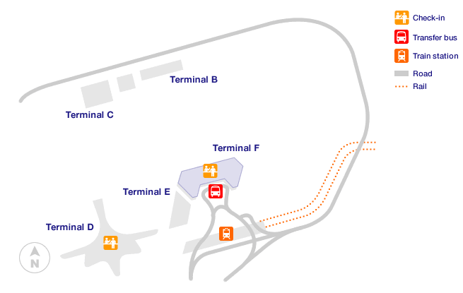Moscow Sheremetyevo Airport Terminal Map